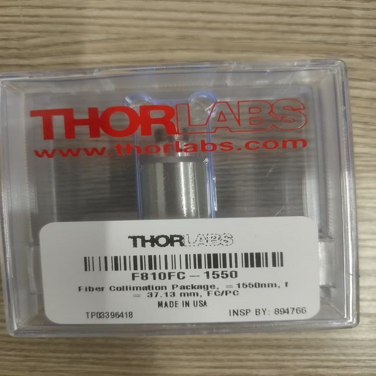 美国索雷博Thorlabs光学元件-光纤准直器组件F810FC-1550