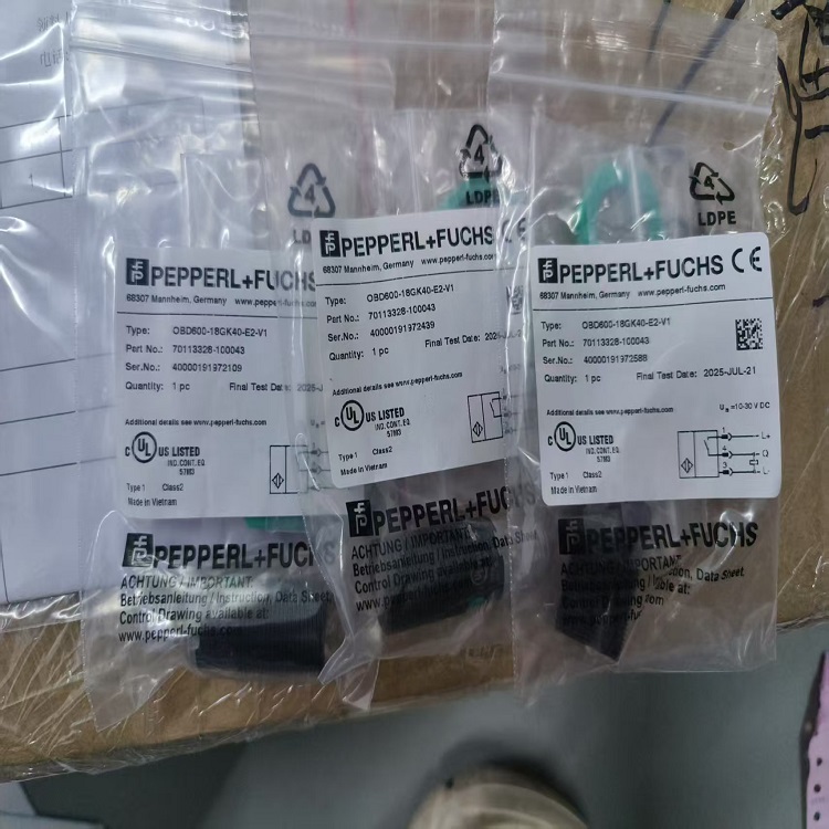 供应德国Pepperl+Fuchs倍加福感应开关OBD600-18GK40-E2-V1