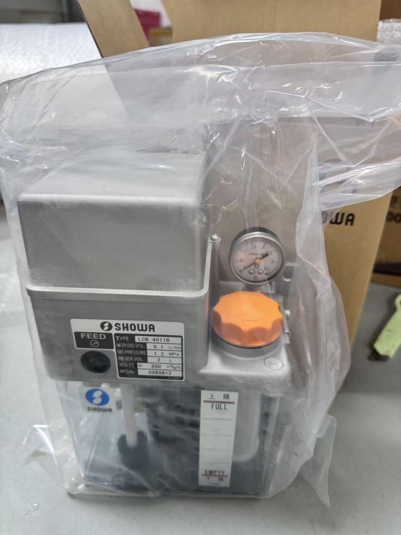 日本SHOWA昭和 LCB4 电动润滑单元 机床集中润滑油泵
