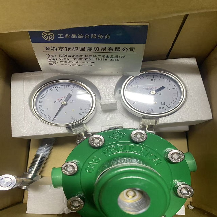 千代田精机 GS-200 气体减压阀超声波脱脂大流量汇流排专用调压阀