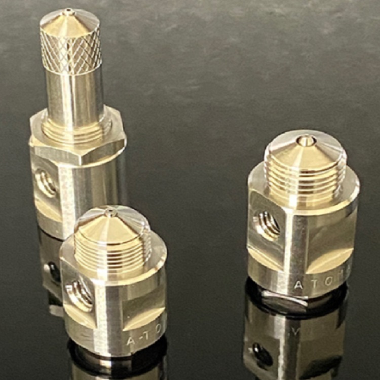 ATOMAX BN90 二流体 316 不锈钢喷嘴压铸脱模陶瓷釉料超细喷雾